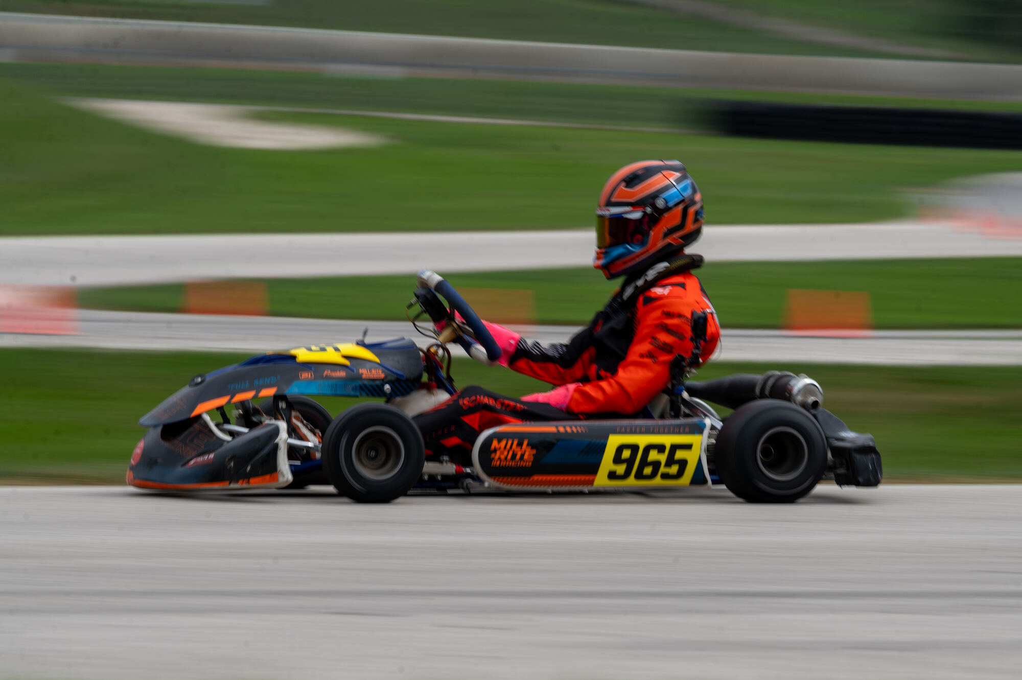 Brady Schad at speed