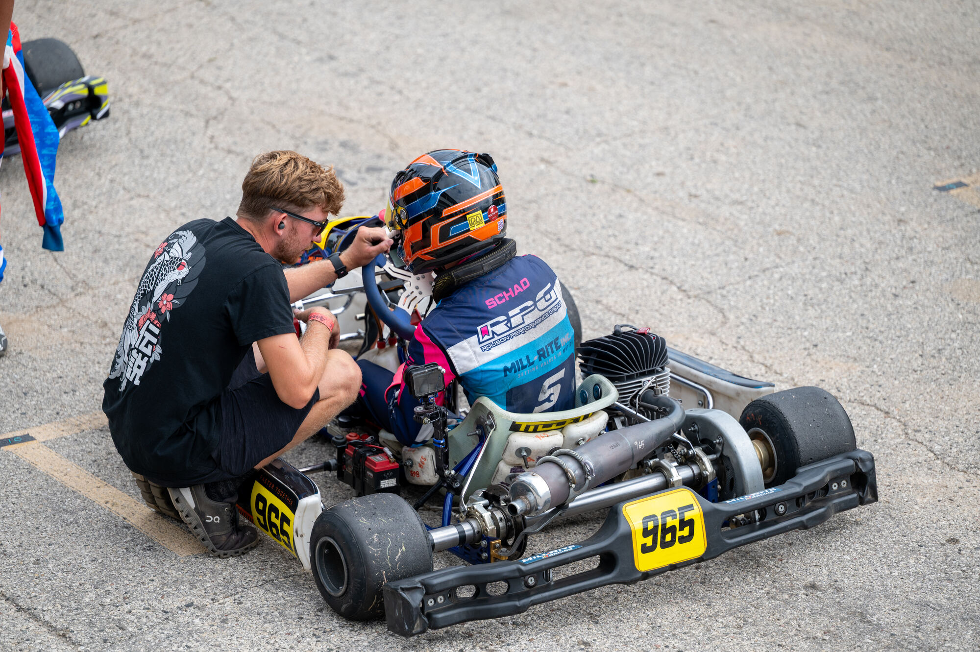 Brady Schad racing, trackside photo 5